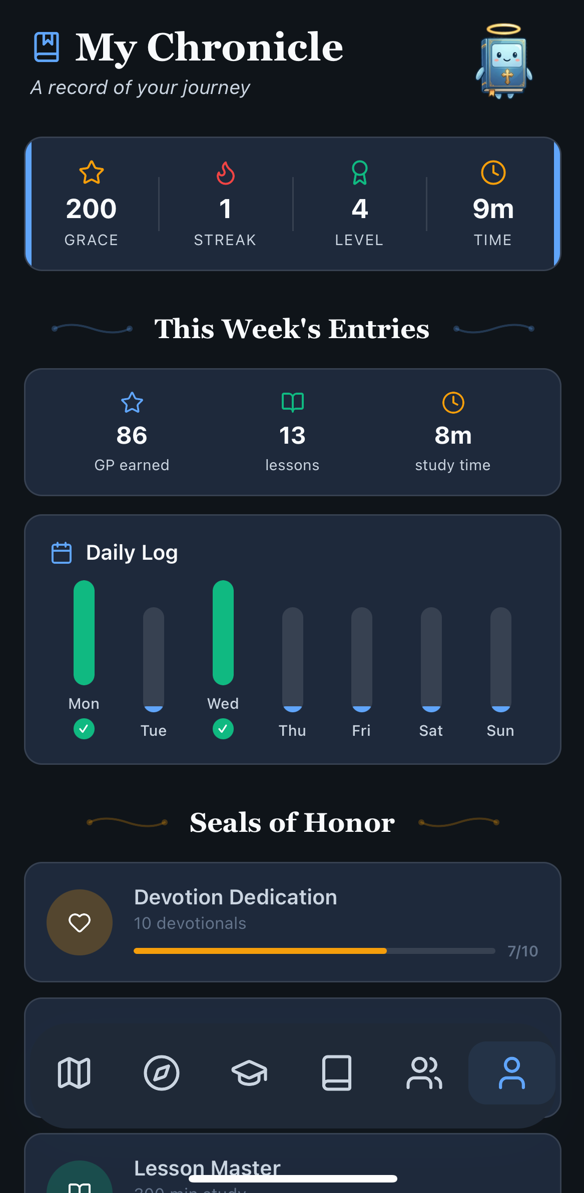 Profile & Progress